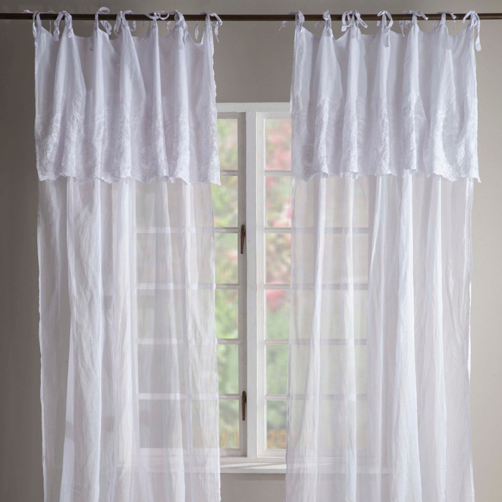 Curtain Esther White | Quality Curtains | Volpes