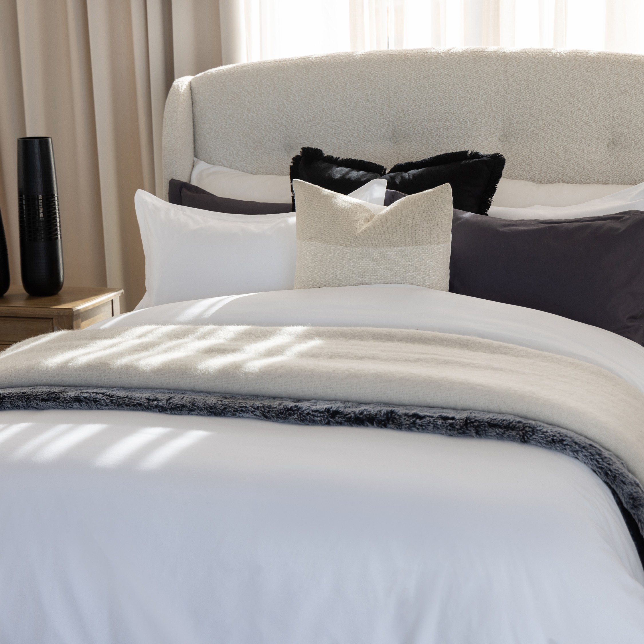 OXFORD WHITE 800TC EGYPTIAN COTTON DUVET COVER SET Volpes