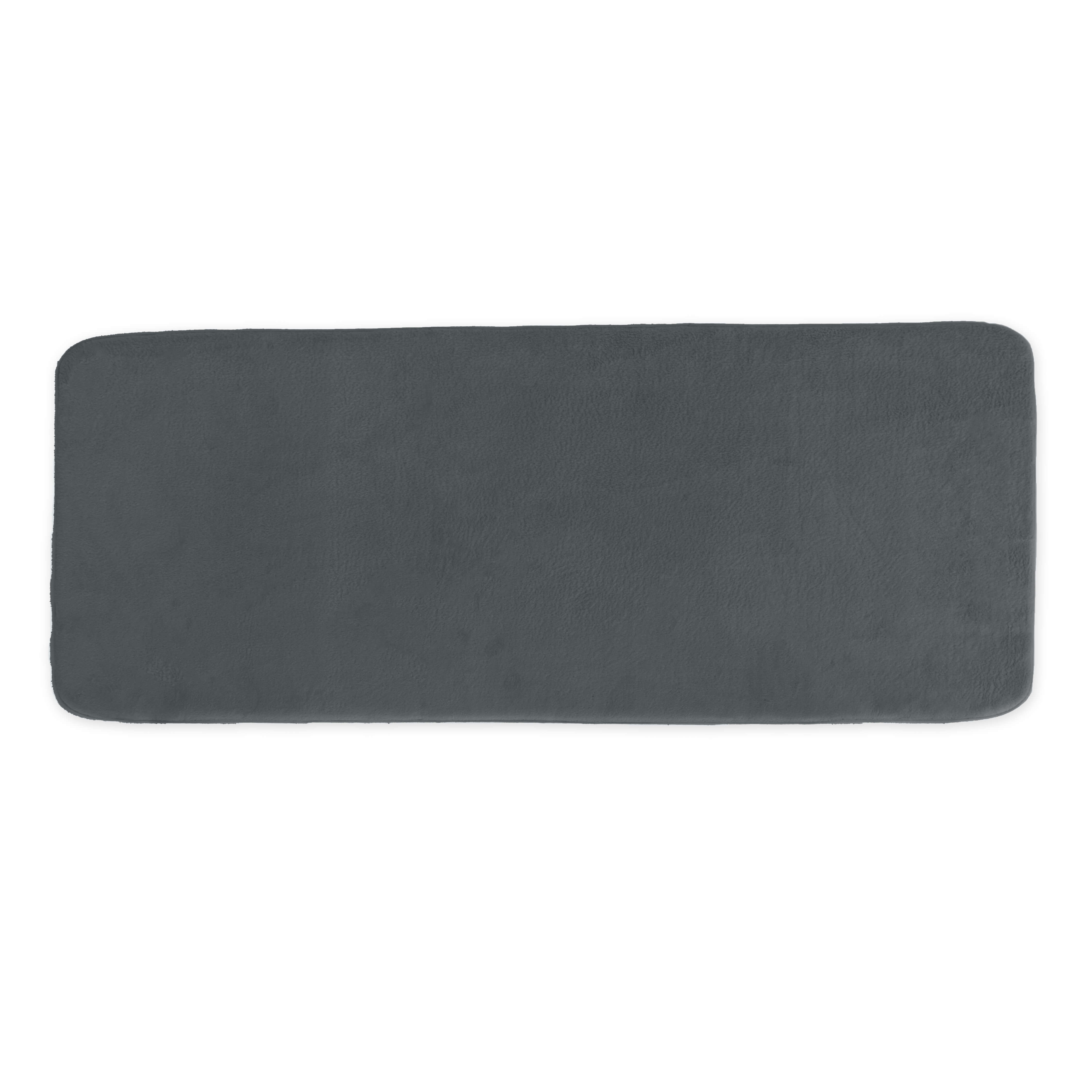 CHARCOAL MEMORY FOAM BATH MAT RUNNER Volpes