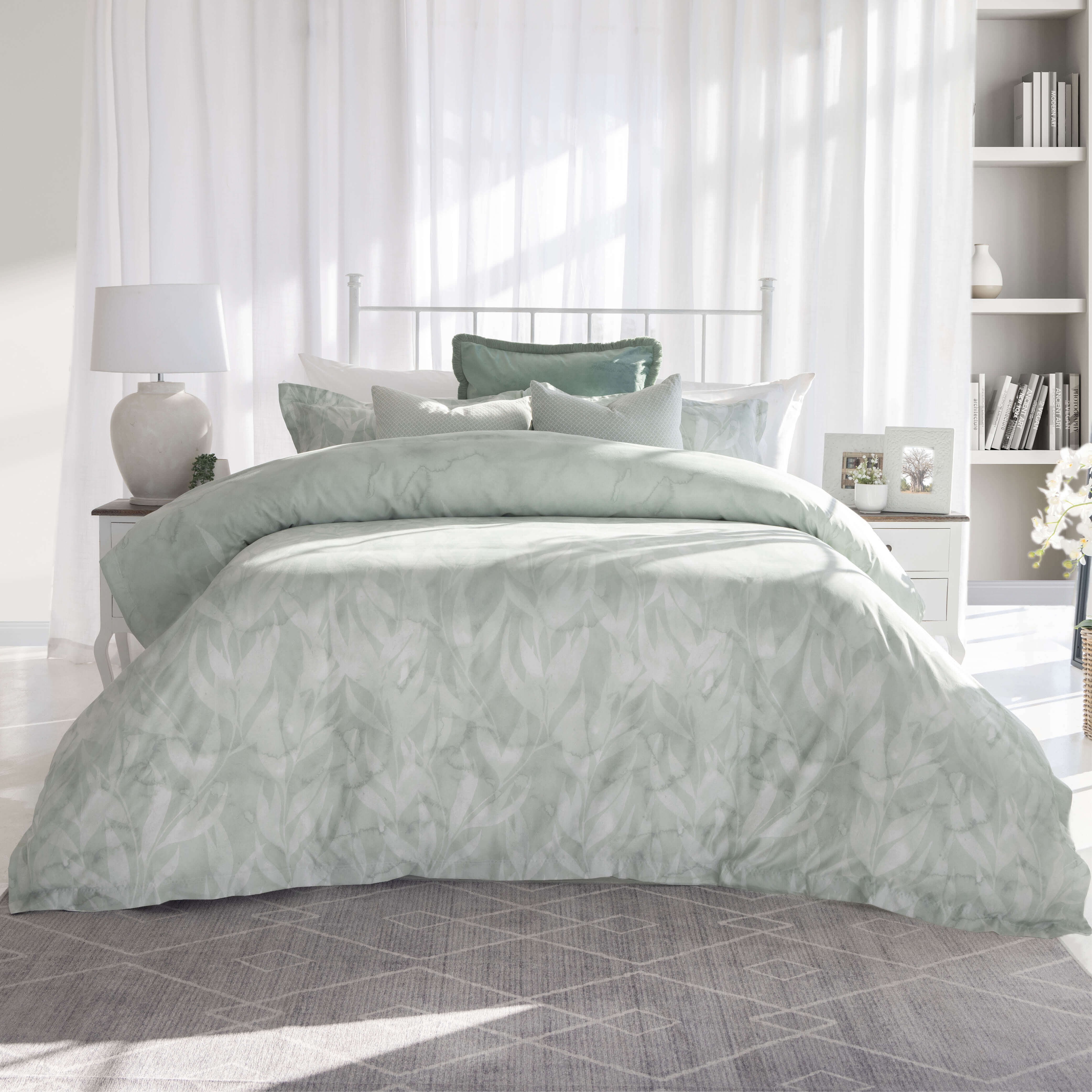 Willow Seafoam Duvet Cover Set Volpes