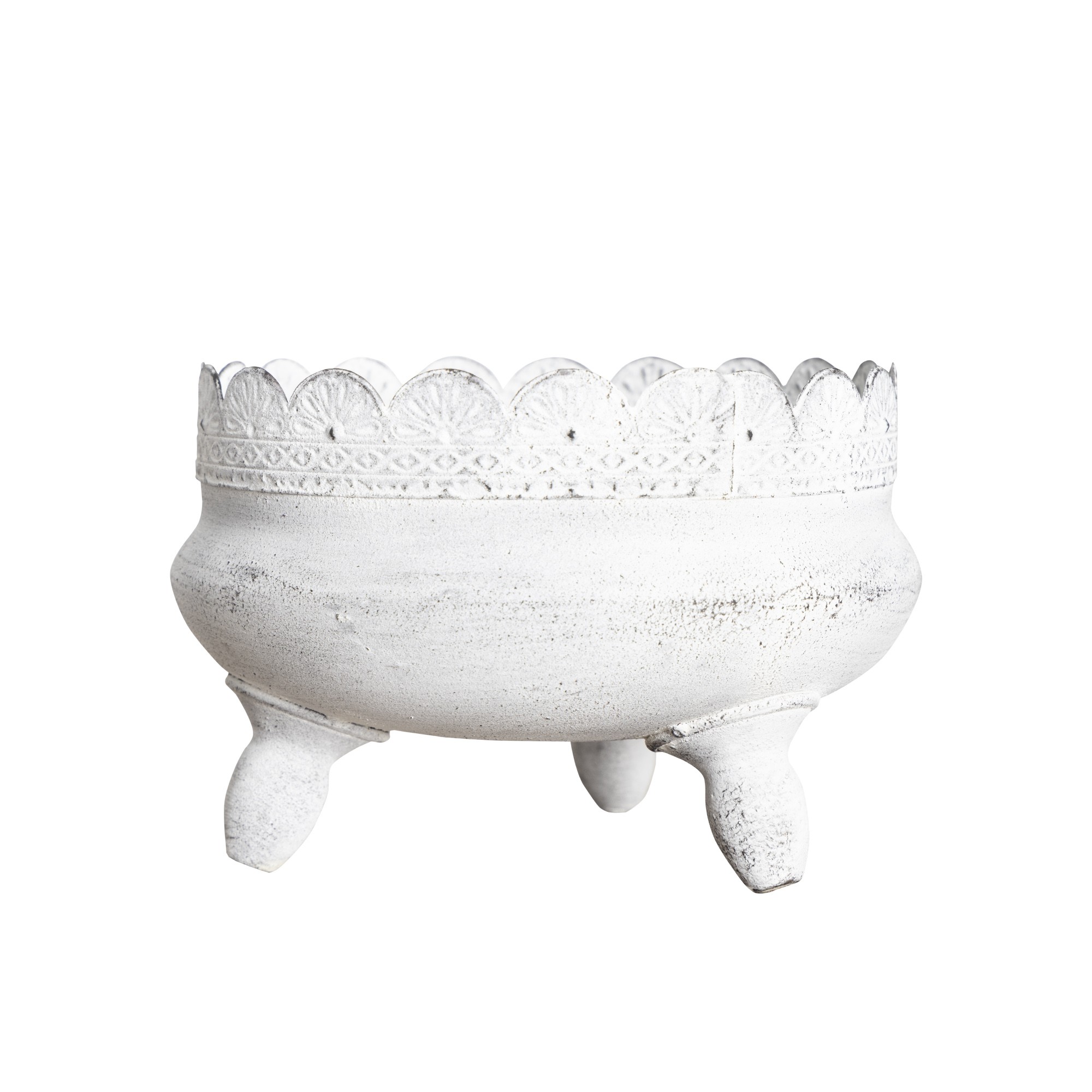 WHITE METAL BOWL 2 Volpes