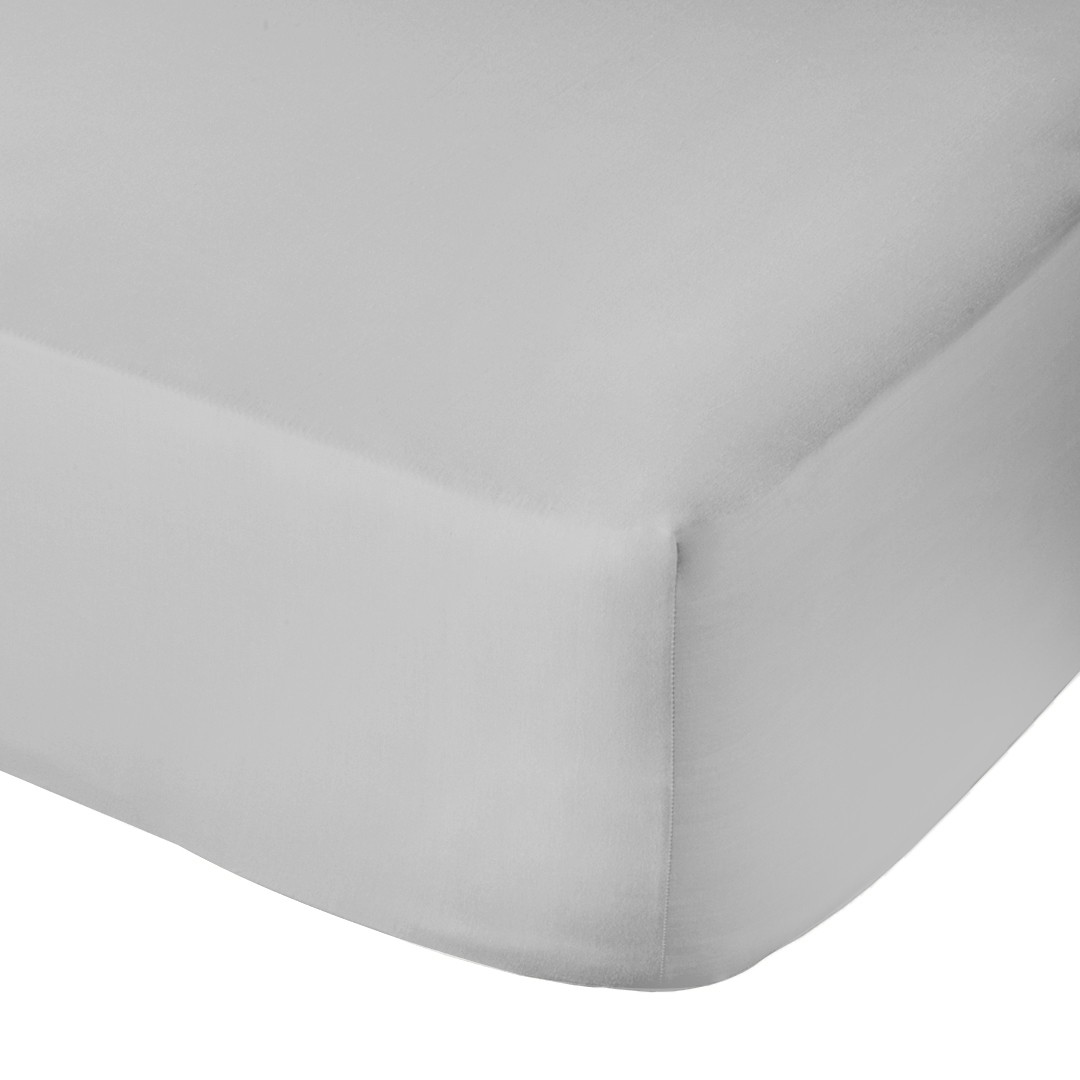 GREY SUPIMA COTTON 450TC FITTED SHEET Volpes