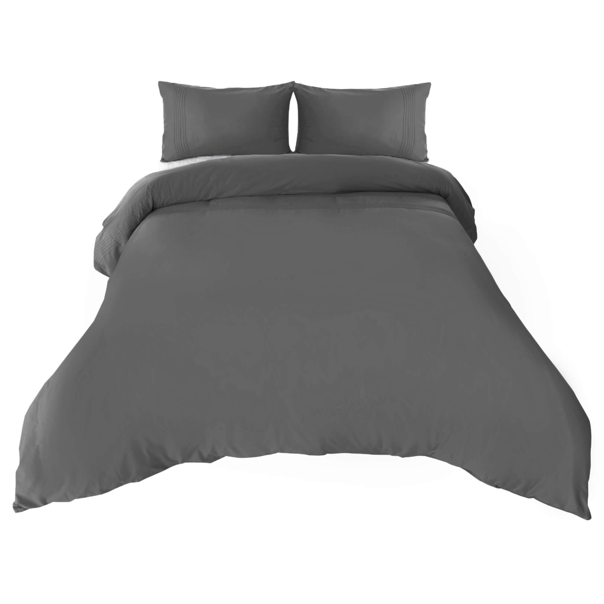 Astoria Charcoal Duvet Cover Set Volpes