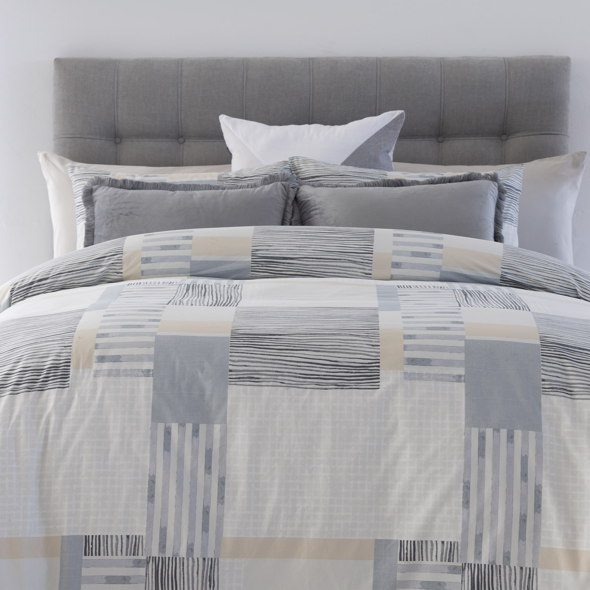 ster Grey Duvet Cover Set Volpes
