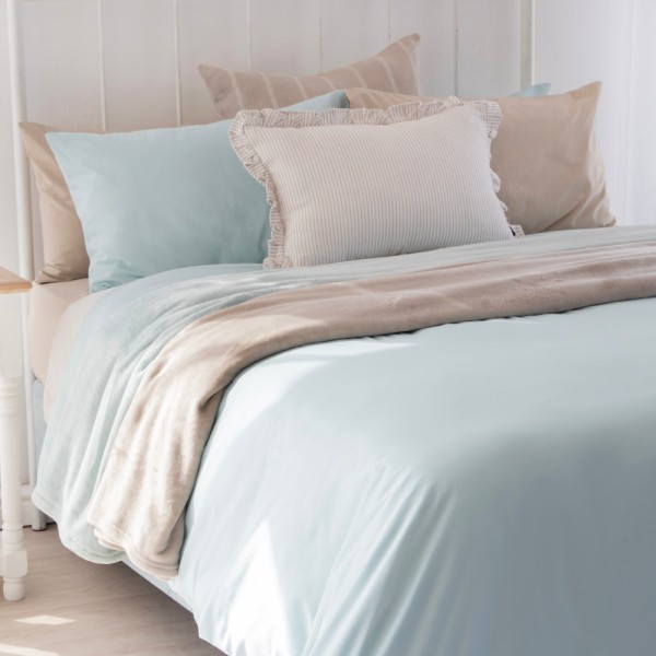 Eggshell Polycotton 144tc Duvet Cover Set Volpes
